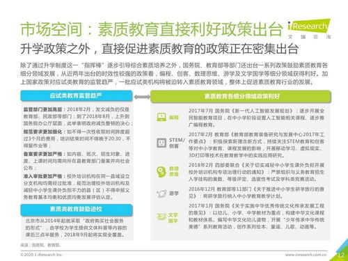 2020年中国素质教育行业白皮书 附全文下载